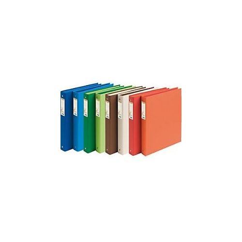 3130632549800 - Ringbuch 2 Ringe 30 mm Recyclingpapier DIN A4 Farbig sortiert 10 Stück