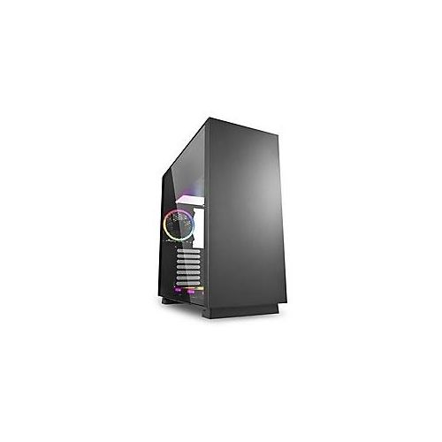 4044951026616 - Computergehäuse PURE STEEL RGB Midi Tower Schwarz