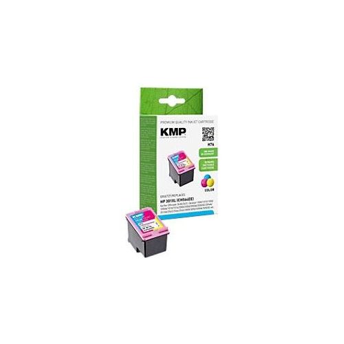 4011324172034 - Druckerpatrone H76 1720403 kompatibel zu HP 301XL color (cyan   magenta   gelb) 4011324172034 KMP