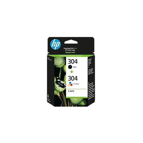 0192545191432 - Hewlett Packard - hp Original Druckerpatrone Bundle 304 Schwarz + Cyan Magenta Gelb 3JB05AE (3JB05AEUUS)