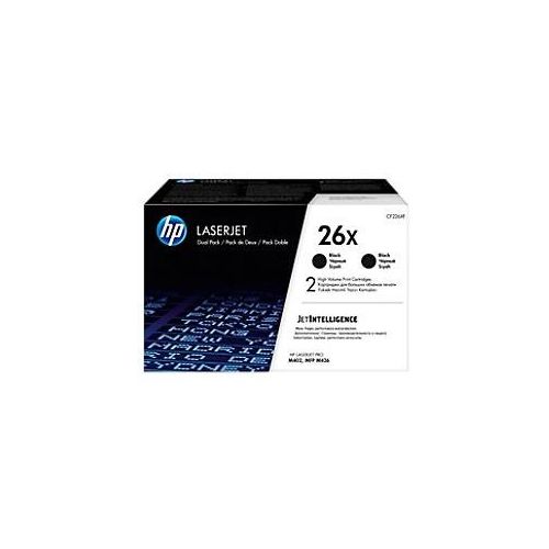 0190780576106 - HP Original 26X Toner Doppelpack schwarz hohe Kapazität 2 x 9000 Seiten (CF226XD)