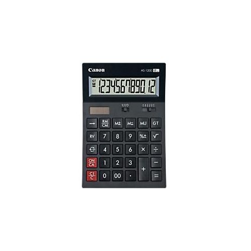 4960999673677 - AS-1200 - Desktop-Taschenrechner - 12 Stellen - Solarpanel Batterie - Dunkelgrau 4960999673677 - AS-1200 - Desktop-Taschenrechner - 12 Stellen - Solarpanel Batterie - Dunkelgrau