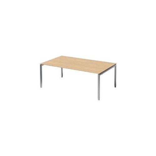 5020073998719 - Cito Höhenverstellbar Konferenztisch Ahorn 4 Metallfüße 2000 (B) x 1200 (T) x 740 (H) mm MFC (Melaminbeschichtete Spanplatte) Stahl 5020073998719 - Cito Höhenverstellbar Konferenztisch Ahorn 4 Metallfüße 2000 (B) x 1200 (T) x 740 (H) mm MFC (Melaminbeschichtete Spanplatte) Stahl
