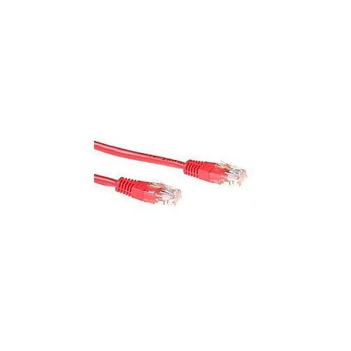 8716065129885 - Red 1 meter u utp CAT6 patch cable with RJ45 connectors Cat6 u utp red 100m (IB8501) (IB8501) - ACT