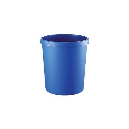 4012086052503 - helit Papierkorb aus Kunststoff Volumen 18 l HxØ 320 x 310 mm blau VE 15 Stk