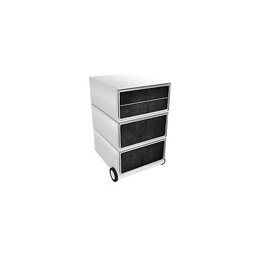 3660141951943 - Rollcontainer easyBox 4 horizontale Schubladen 642x390x436mm PERSO DUNKEL