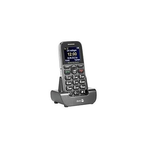 4260117672149 - Primo 215 Großtastenhandy grau Mobiltelefon mit Tischladestation 