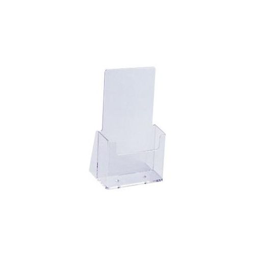 4012086000702 - helit the helpdesk Prospektständer DIN A4 115 (B) x 65 (T) x 185 (H) cm Transparent 2 Stück