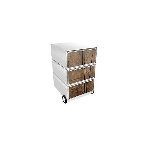 3660141952162 - Rollcontainer easyBox 3 horizontale Schubladen 642x390x436mm PERSO BAUMSTAMM
