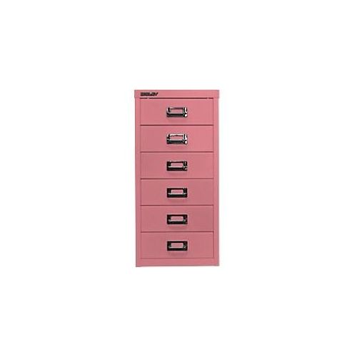 5020073826647 - Schubladenschrank MultiDrawer? 29er Serie L296101 Stahl 6 Schubladen (Vollauszug) A4 278 x 59 x 38 cm pink 5020073826647 B