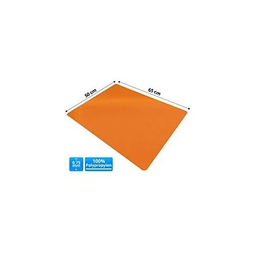 4059382093762 - Office Marshal Schreibtischauflage Polypropylen Orange 650 x 500 mm