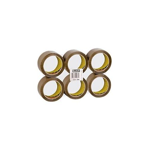 8021684153808 - Verpackungsklebeband Braun 50 mm (B) x 66 m (L) PP (Polypropylen) 371 6 Rollen