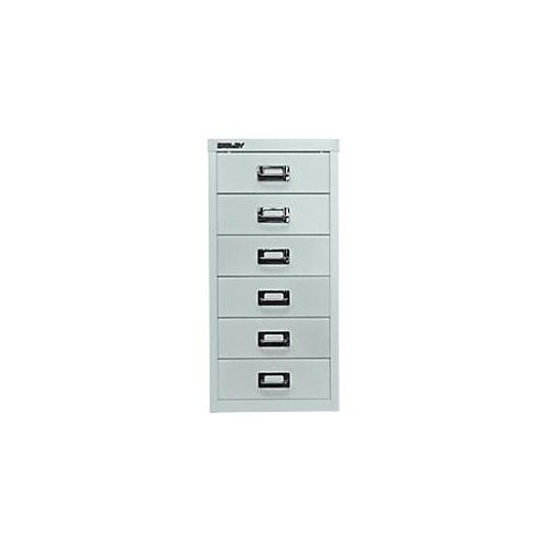 5020073765717 - Schubladenschrank MultiDrawer? 29er Serie L296645 Stahl 6 Schubladen (Vollauszug) A4 278 x 59 x 38 cm lichtgrau 5020073765