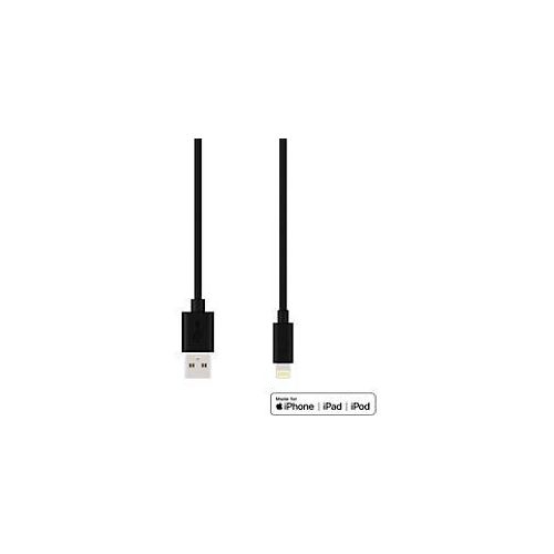 4260074625295 - XLAYER 210569 1 x USB A Stecker auf 1 x Apple Lightning Stecker Lade- und Sync-Kabel 12 m Schwarz