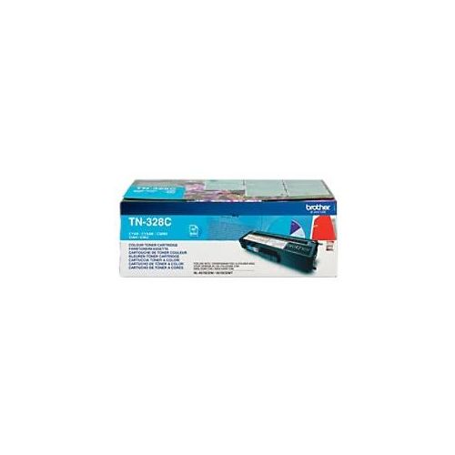 4977766679435 - TN328C Toner TN-328C Super Jumbo Cyan (ca 6000 Seiten) TN328C 4977766679435