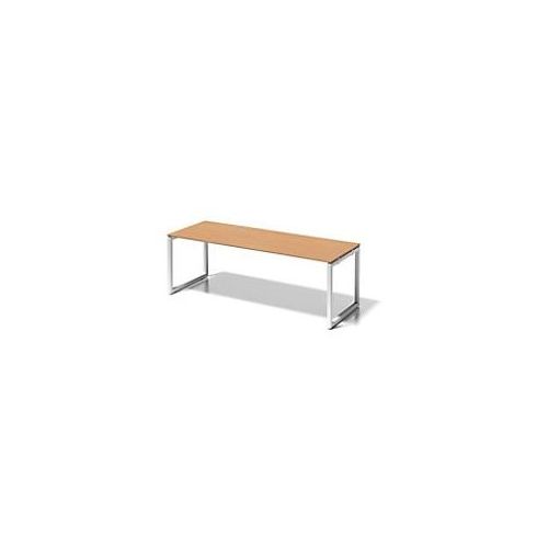 5020073998580 - Cito Schreibtisch Rechteckig Buche O-Fuß-Gestell 2200 (B) x 800 (T) x 740 (H) mm MFC (Melaminbeschichtete Spanplatte) Stahl 5020073998580 - Cito Schreibtisch Rechteckig Buche O-Fuß-Gestell 2200 (B) x 800 (T) x 740 (H) mm MFC (Melaminbeschichtete Spanplatte) Stahl