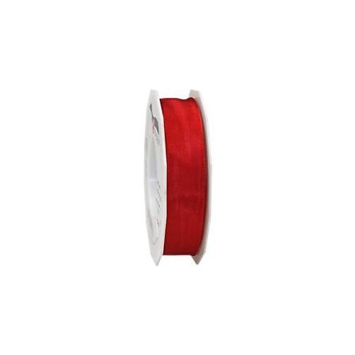 4009236511737 - PRAESENT Seidenband 4642525-919 Scharlachrot 25 mm x 25 m 2 Stück