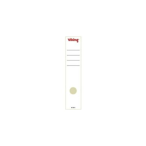 8717868074822 - Rückenschilder 60 mm x 285 mm Weiß 10 Stück