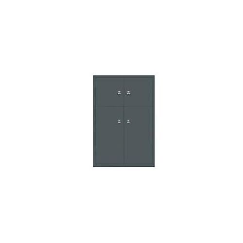 5020073728309 - Schießfachschrank LateralFile? Lodge mit 2 Schließfächern à H 375 mm und 2 Schließfächern à 755 mm 1225 x 800 x 470 mm Anthrazitgrau
