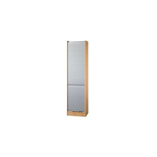 4032062005248 - HAMMERBACHER Prokura Rollladenschrank buche silber 4 Fachböden 500 x 400 x 2004 cm