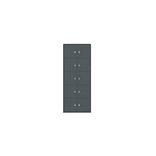 5020073801798 - Schießfachschrank LateralFile? Lodge mit 10 Schließfächern à H 375 mm 1985 x800 x 470 mm Anthrazitgrau