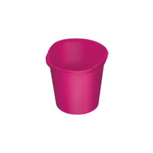 4012086017755 - helit Papierkorb the joy 13 Liter Hochwertiger stoßfester Abfalleimer für das Büro oder zu Hause Farbe pink