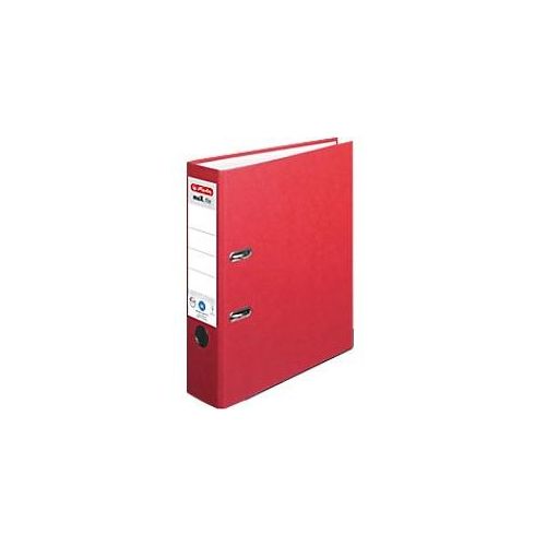 4008110312743 - herlitz maXfile nature plus Ordner DIN A4 80 mm Rot 2 Ringe 10841385 Pappkarton PP (Polypropylen) Texturiert Hochformat