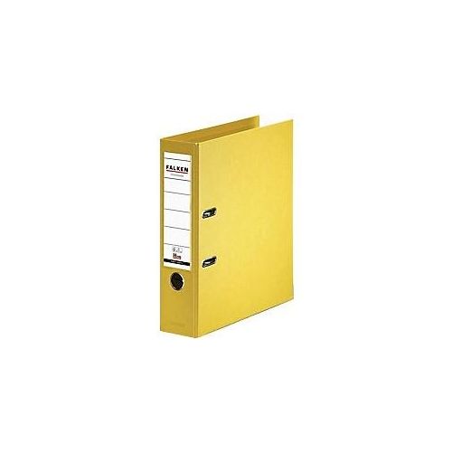 4014481084547 - Ordner Chromocolor 11285517 A4 80mm breit Kunststoff vollfarbig gelb 4014481084547 Falken