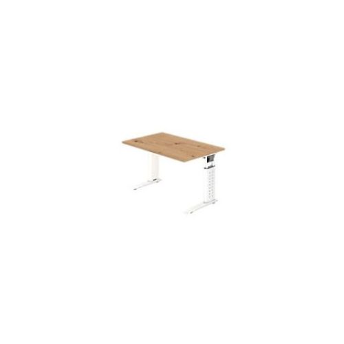 4032062193631 - PRO UNDA 12 W Schreibtisch - 120 x 80 höhenverstellbar Asteiche Silber 4032062193631 - PRO UNDA 12 W Schreibtisch - 120 x 80 höhenverstellbar Asteiche Silber