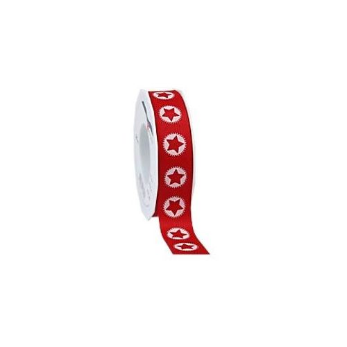 4009236136879 - Geschenkband Zierband New Life-Star 7062520-709 25mm x 20m rot