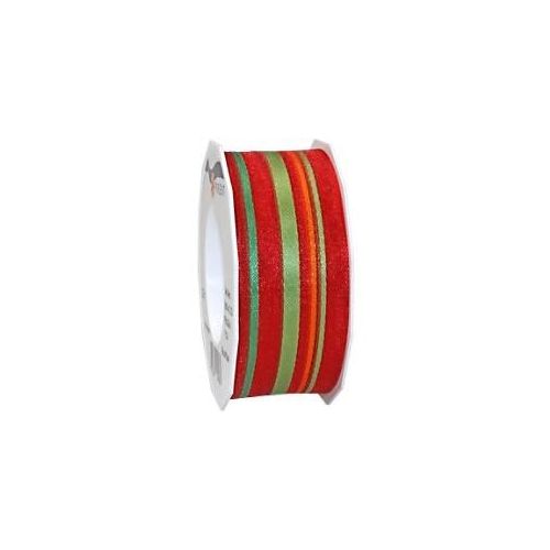 4009236049285 - PRAESENT Organza 5694020-709 Rot Grün 40 mm x 20 m 2 Stück 4009236049285 - PRAESENT Organza 5694020-709 Rot Grün 40 mm x 20 m 2 Stück