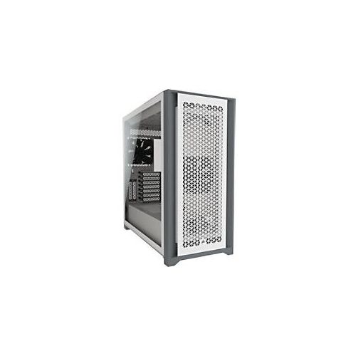 0840006627494 - CORSAIR PC-Gehäuse 5000D AIRFLOW Computergehäuse grau (weiß grau) Computer-Gehäuse