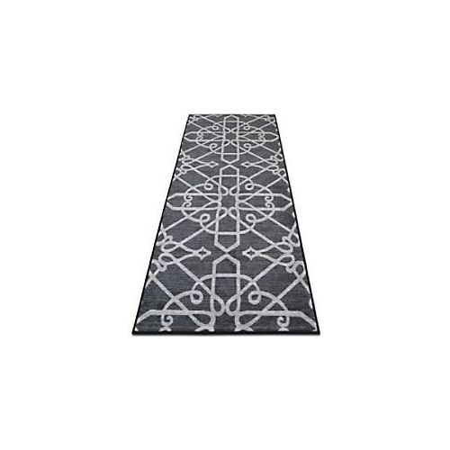 4066088099844 - Floordirekt Teppich-Läufer Navelli 18920 Schwarz Rechteckig 800 mm x 3000 mm