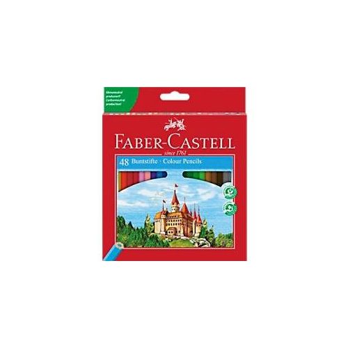 7891360579922 - Buntstifte Castle 48-farbig sortiert 7 x 175mm mit Spitzer 48 Stück