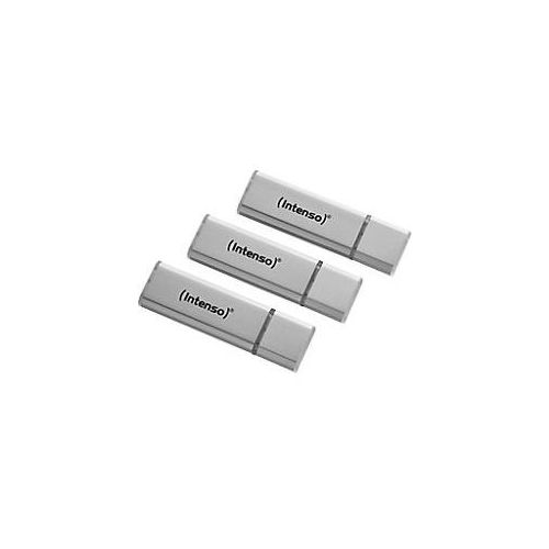 4034303028627 - Usb 20-Stick Alu Line 32 gb 3er Pack silber - Intenso