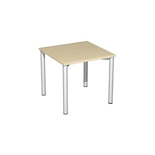 4038933066028 - Schreibtisch 4-Flex Ahorn Buche Dunkelgrau Lichtgrau Nussbaum Weiss 80 cm Büroschreibtische von Büromöbel Experte