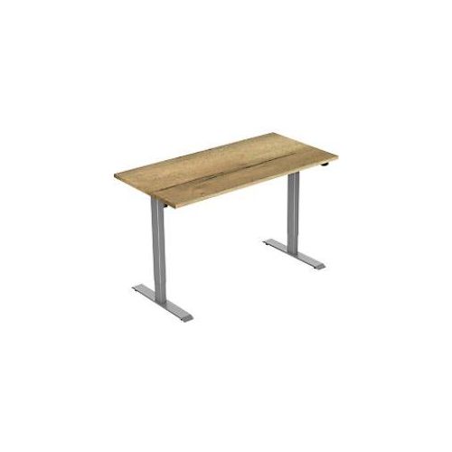 7442909339325 - euroseats 1-Motor Sitz-Stehschreibtisch Rechteckig Eiche T-Fuß 2 Schreibtischcontainer 1200 (B) x 800 (T) x 1235 (H) mm Metall 7442909339325 - euroseats 1-Motor Sitz-Stehschreibtisch Rechteckig Eiche T-Fuß 2 Schreibtischcontainer 1200 (B) x 800 (T) x 1235 (H) mm Metall