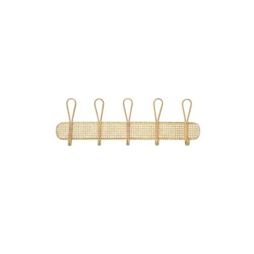 4046884071190 - Hakenleiste INOSIGN Letti Hakenleisten Gr B H T 80 cm x 26 cm x 7 cm goldfarben Haken