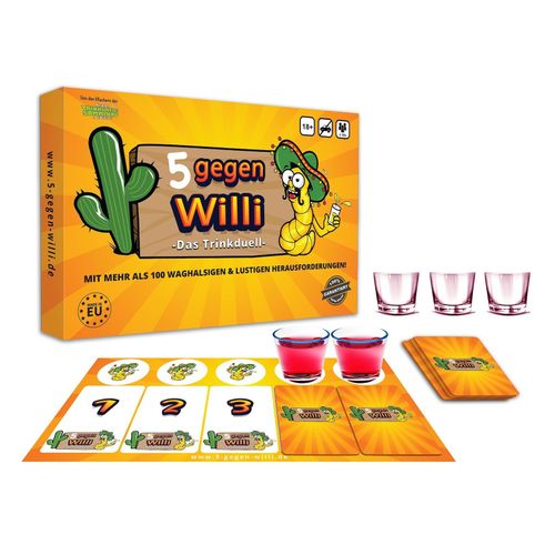 4250897421266 - 5 gegen Willi - Das Trinkduell Trinkspiel Saufspiel Partyspiel Gesellschaftsspiel 4250897421266 - 5 gegen Willi - Das Trinkduell Trinkspiel Saufspiel Partyspiel Gesellschaftsspiel