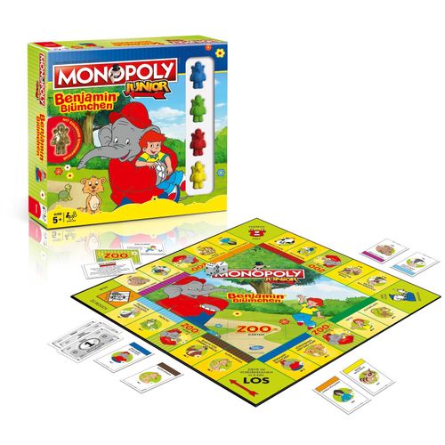 4035576044963 - Monopoly Junior Benjamin Blümchen Brettspiel Gesellschaftsspiel Spiel Deutsch