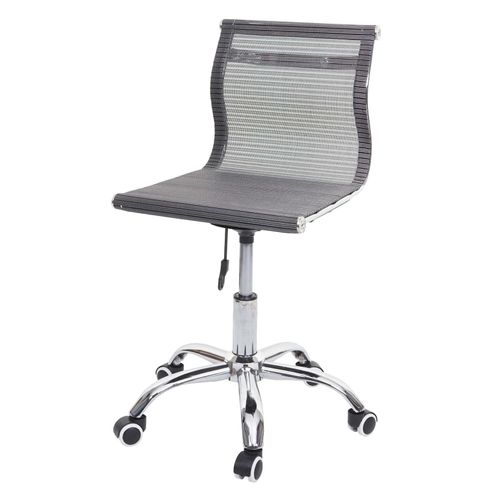 4057651718422 - Bürostuhl MCW-K53 Drehstuhl Schreibtischstuhl Computerstuhl Netzbezug Stoff Textil ~ grau