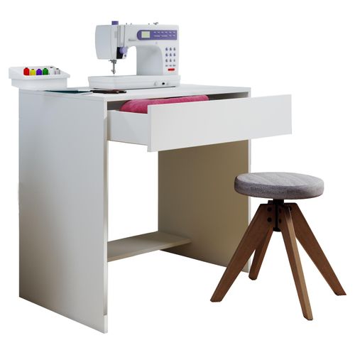 4051814381386 - Holz Schreibtisch Computertisch mit Schublade H 75 x B 77 x T 50 cm Büromöbel Nitolda 4051814381386 - Holz Schreibtisch Computertisch mit Schublade H 75 x B 77 x T 50 cm Büromöbel Nitolda