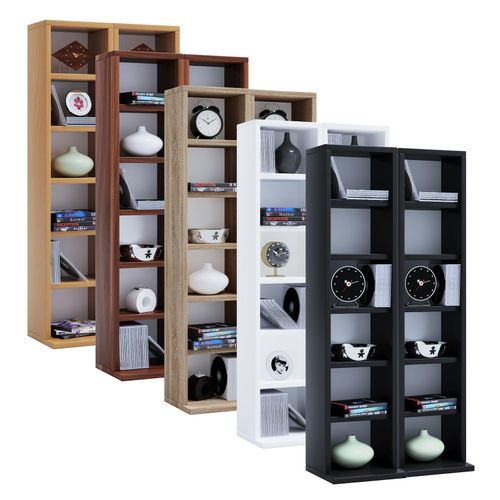 4051814336140 - Media-Regal Holz CD DVD Stand Regal CD Regal mit Platz für 204 CDs oder 72 DVDs oder 40-Videos Maße H 92 x B 42 x T 20 cm Elegantes CD DVD Regal Blu ray Regal - Milano Gr 42 braun (buche) B42cm H92cm T20cm Holzwerkstoff Holz Spanplatte Regale 4051814336140 - Media-Regal Holz CD DVD Stand Regal CD Regal mit Platz für 204 CDs oder 72 DVDs oder 40-Videos Maße H 92 x B 42 x T 20 cm Elegantes CD DVD Regal Blu ray Regal - Milano Gr 42 braun (buche) B42cm H92cm T20cm Holzwerkstoff Holz Spanplatte Regale