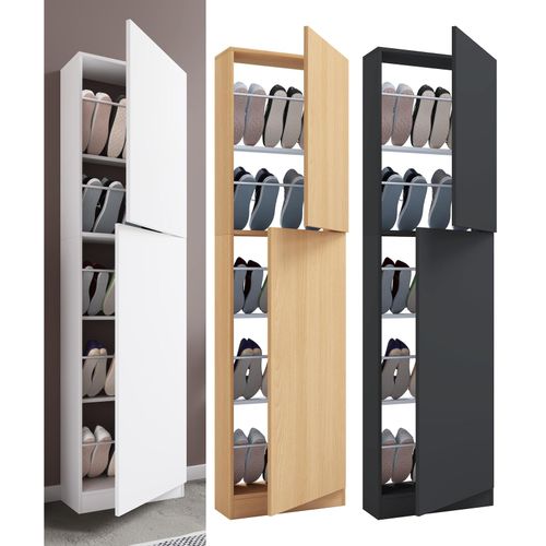 4051814426209 - Holz Schuhschrank Schuhkommode Schuhregal Schuhständer Fulisa XL (Farbe Anthrazit) 4051814426209 - Holz Schuhschrank Schuhkommode Schuhregal Schuhständer Fulisa XL (Farbe Anthrazit)