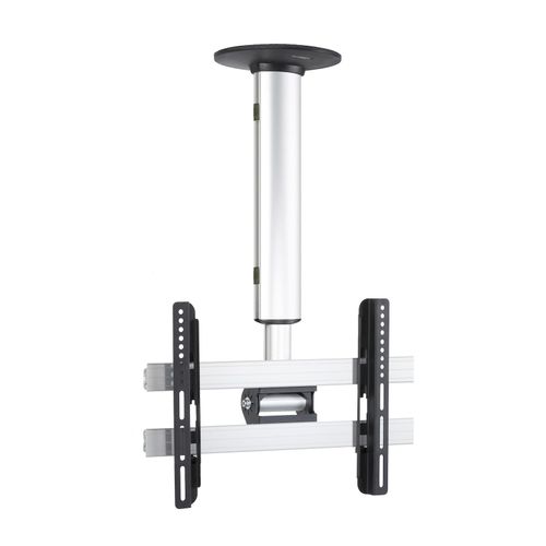 4051814356643 - Universal TV Deckenhalterung 26-40 Zoll bis 60 kg bis VESA bis 400x300 höhverstelbar 50-84 cm TV Halterung 360 Grad schwenkbar drehbar und 15 Grad neigbar Fernseher Halter - CM3