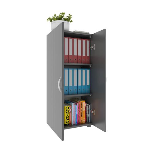 4051814420450 - Aktenschrank Ulas 3 Ordnerhöhen 2 Fachböden für ca 21 Ordner Flügeltüren B 490 x T 340 x H 1080 mm Holz anthrazit 4051814420450 - Aktenschrank Ulas 3 Ordnerhöhen 2 Fachböden für ca 21 Ordner Flügeltüren B 490 x T 340 x H 1080 mm Holz anthrazit