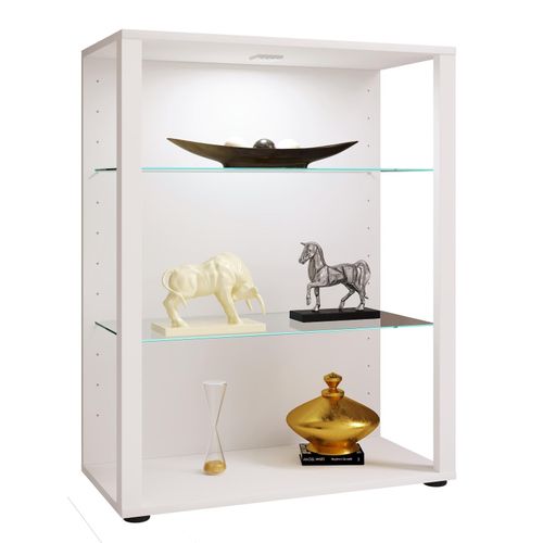 4051814424151 - Glasvitrine stehend Vitrine Glas mit ESG-Sicherheitsglas Maße ca H 90 x B 70 x T 35 cm Standvitrine Glas Modern und platzsparend Glas Vitrinenschrank – Glasol L 4051814424151 - Glasvitrine stehend Vitrine Glas mit ESG-Sicherheitsglas Maße ca H 90 x B 70 x T 35 cm Standvitrine Glas Modern und platzsparend Glas Vitrinenschrank – Glasol L