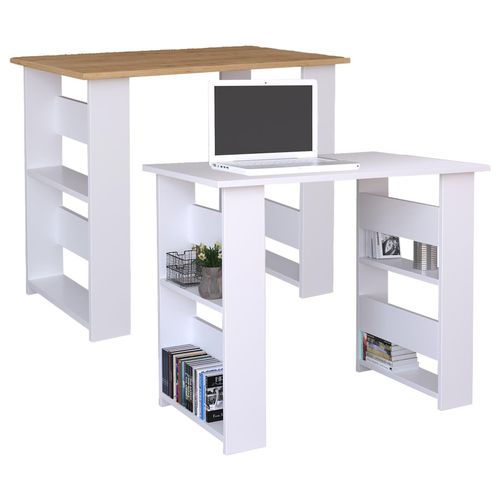 4051814420856 - Holz Schreibtisch Computertisch Arbeitstisch Bürotisch Büro Tisch Efilo (Farbe Weiß) 4051814420856 - Holz Schreibtisch Computertisch Arbeitstisch Bürotisch Büro Tisch Efilo (Farbe Weiß)