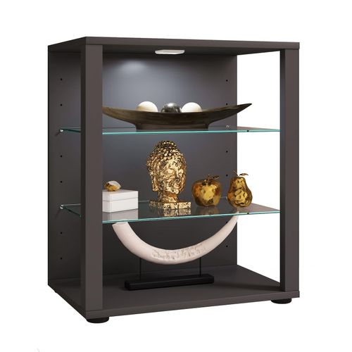 4051814424120 - Glasvitrine stehend Vitrine Glas mit ESG-Sicherheitsglas Maße ca H 60 x B 52 x T 35 cm Standvitrine Glas Modern und platzsparend Glas Vitrinenschrank – Glasol S 4051814424120 - Glasvitrine stehend Vitrine Glas mit ESG-Sicherheitsglas Maße ca H 60 x B 52 x T 35 cm Standvitrine Glas Modern und platzsparend Glas Vitrinenschrank – Glasol S