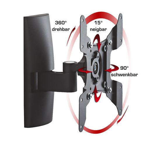 4012246179118 - Universal TV Wandhalterung 15-40 Zoll bis 15 kg um 15 Grad neigbar kippbar 90 Grad schwenkbar 360 drehbar ausziehbar VESA bis max 200x200 Halter Fernsehhalter Fernseh Halterung TS1 4012246179118 - Universal TV Wandhalterung 15-40 Zoll bis 15 kg um 15 Grad neigbar kippbar 90 Grad schwenkbar 360 drehbar ausziehbar VESA bis max 200x200 Halter Fernsehhalter Fernseh Halterung TS1